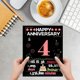 thumbnail image 5 of Tarjeta de Aniversario Joycard 4º Aniversario de Boda Regalo para Esposa 2022, 5 of 7