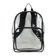 thumbnail image 2 of Eastsport Unisex Clear Spirit Backpack, Black (6-Pack), 2 of 6