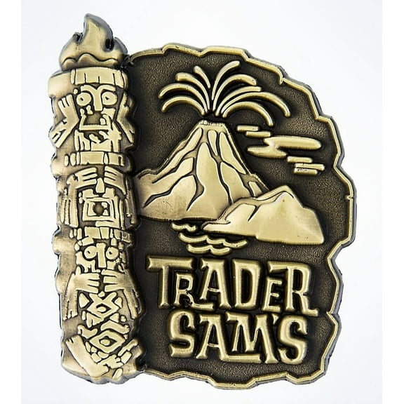 Disney pin Trader Sam’s  Tiki with Volcano pin