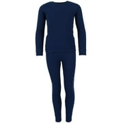 Only Boys Kid's Waffle Thermal Long Underwear 2-Piece Set