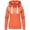 Orange, variant on Fesfesfes Women Hooded Ladies Solid Hooded Turtleneck Long Sleeve Sweatshirt Pullover Tops Shirt Tops on
