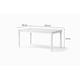 thumbnail image 2 of Comedor Albury 6 Piezas Blanco con Mesa, 4 Sillas y Banca | Remates MX, 2 of 2