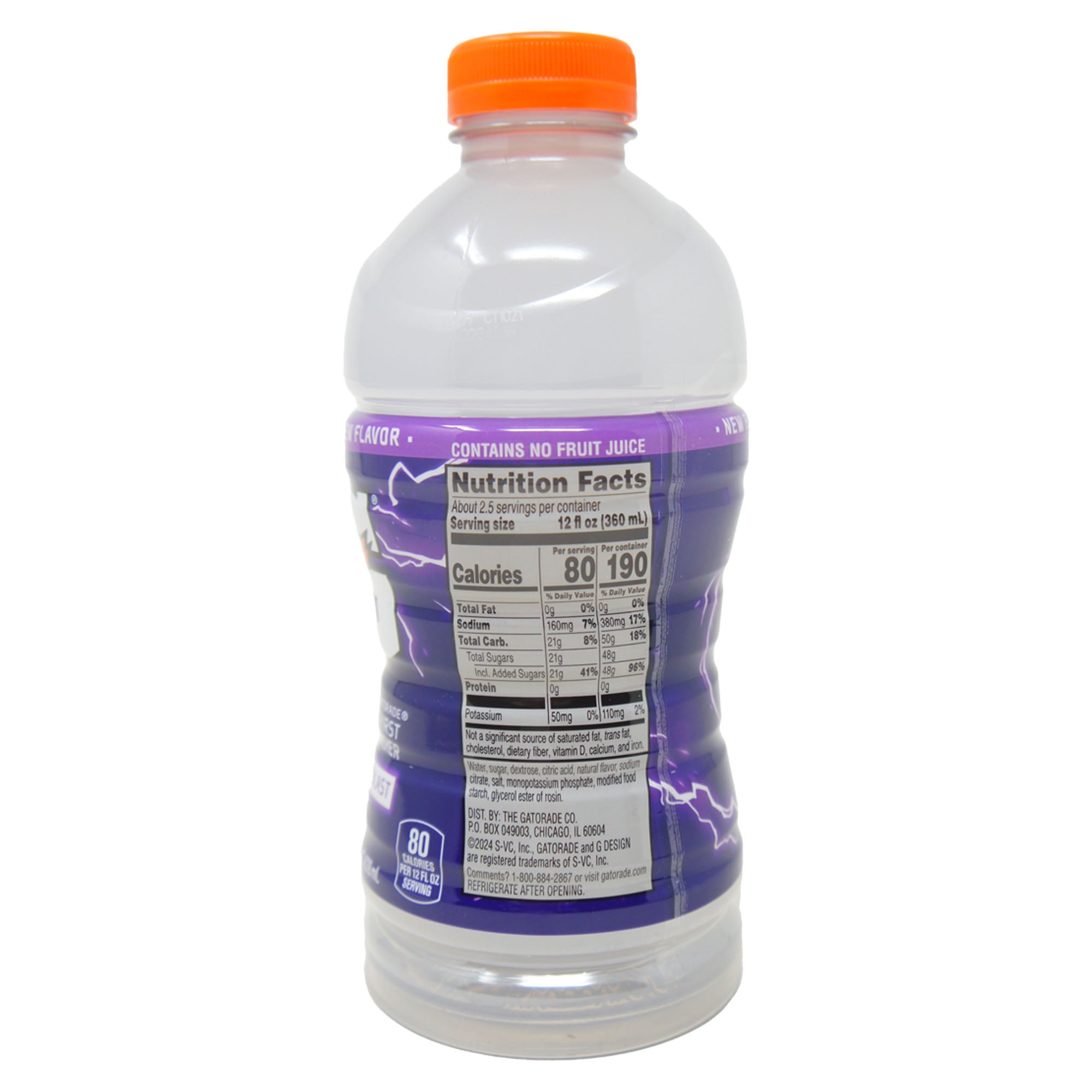 Gatorade Thirst Quencher Lightening Blast Sports Drink, 28 fl oz (6 Pack)