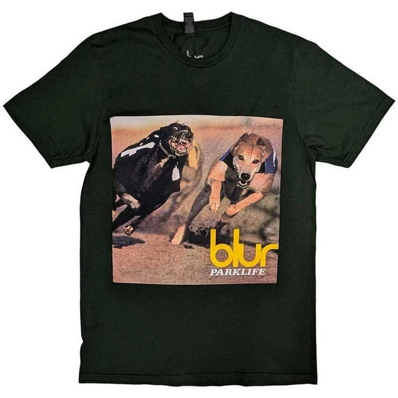 Blur Adult Parklife Album Back Print T-Shirt