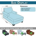 Lapalife Chaise Lounge Cover, Lounge Sofa Slipcover 1Piece Stretch