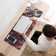 thumbnail image 3 of Ultimate Gaming with Large Black Red Mouse Pad - 31.5x11.8 inch Non-Slip Base, Stitched Edge Keyboard Mat for Home Office Work, 3 of 7