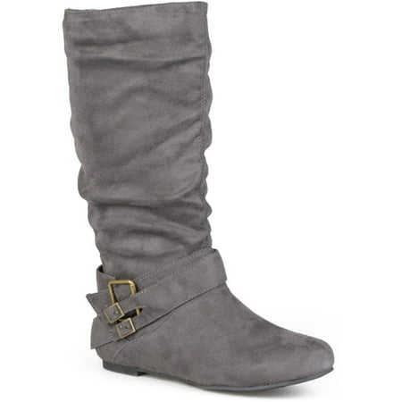 

Brinley Co. Slouchy Side Accent Buckle Boots (Women s)
