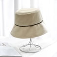 thumbnail image 3 of SikaFu Spring and summer new fishermen hat ladies leisure joker bucket hat sunscreen sunshade hat outdoor travel bucket hat, 3 of 6