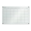 The Board Dudes GlassX Frosted Glass Dry Erase Board with Monthly Planner, 35 x 23, Unframed