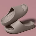 thumbnail image 6 of YYUIJK Cloud Slides for Women Pillow Cushion Bathroom Pool Beach Home Foam Slides Coffee 7.5-8.5, 6 of 7