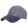 thumbnail image 2 of Only Moment B Two-Tone Hat Classic Structured Baseball Cap Cotton Embroidery - Washed Adjustable Usa Dad Hat for Women One Size, 2 of 3