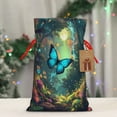 thumbnail image 5 of Naloa Enchanted Forest Butterfly A Drawstring Christmas Bags, 3D Xmas Gift Bags, Christmas Wrapping Bags, Xmas Goodie Bags, Treat Pouch Bags, Party Favor Bags-Small, 5 of 9