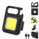 thumbnail image 1 of Lámpara portátil Mini linterna LED 3 en 1, abrebotellas y llavero, impermeable, portátil, de bolsillo, luz de trabajo con respaldo magnético, linterna recargable USB, llaveros para acampar al aire lib, 1 of 7