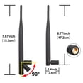 thumbnail image 2 of Antena Tenmory LoRa Indoor 3dBi de 915 MHz con cable de 15 cm, 2 of 4