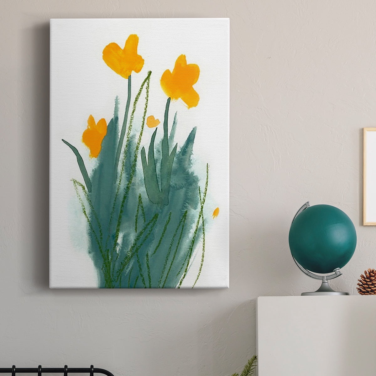 Daffodil Bunch I Premium Gallery Wrapped Canvas - Ready to Hang