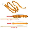 thumbnail image 3 of Unique Bargains 2pcs 37' Orange Kayak Paddle Leash Elastic Rowing Boat Paddle Leash Safety Tools Stand Up Paddle Board Kayak Accessories, 3 of 7