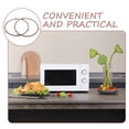 thumbnail image 4 of Miangastore Microwave Turntables Microwave Turntable Rings White 2Pack 7.4X7.4X0.6In, 4 of 8