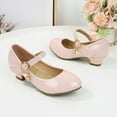 thumbnail image 7 of Girls Summer Shoes Size 1 Girls High Heeled Shoes Princess Shoes Primary School Students Single Shoes Children Leather Shoes Dress Shoes, 7 of 7