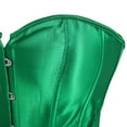 thumbnail image 4 of Corset Top For Women Bustier Lingerie for Women Stain Overbust Vintage Waist Cincher Green 6XL, 4 of 5