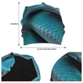 thumbnail image 4 of Logiee Blue Viper Snake1 Print Unisex Knit Beanie for Men Women Winter Hat,Beanies Skull Caps, 4 of 7