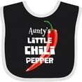 thumbnail image 3 of Inktastic Aunty's Little Chili Pepper Boys or Girls Baby Bib, 3 of 4