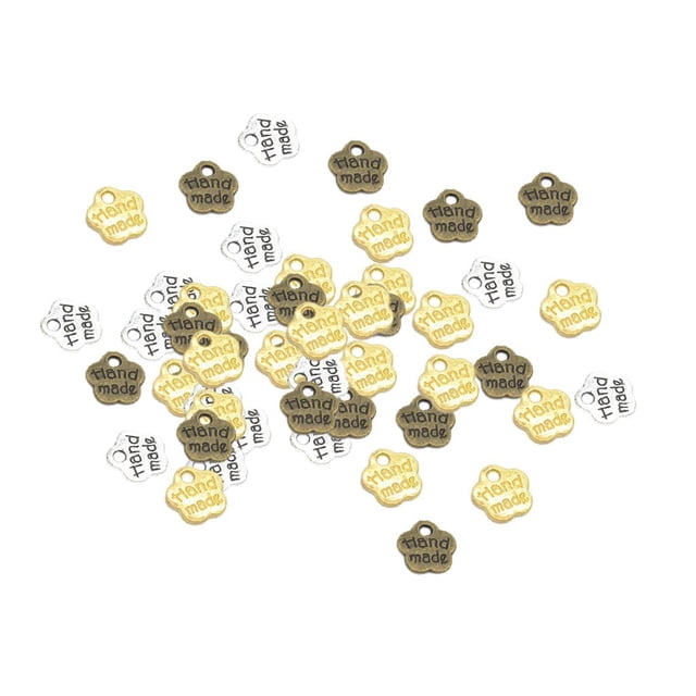 60x Colgantes Mezclados de la de la de la de Plate Charms Bags Keychain Decor