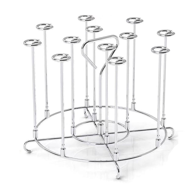 Stainless Steel Vertical Air Fryer Skewer Stand Easy Clean Kabob Holder for Home Kitchen Barbecue Cooking