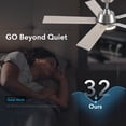 thumbnail image 4 of Ventilador de techo Rayqueen de 52" con luz LED, motor DC de 6 velocidades y control remoto, 4 of 8