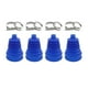 thumbnail image 4 of 4 Uds CV Boot con 4 abrazaderas reemplazan accesorios de coche resistentes al desgaste duradero alto rendimiento fácil instalación goma Universal, 4 of 8