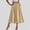 Beige plus size midi skirt a1, variant on Uscallm Women Plus Size A-Line Pleated Flowy Midi Skirts Casual Boho Elastic Waist Basic Vacation Beach Skirt, Dark Gray 3XL