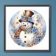 thumbnail image 2 of Pittura diamante 5D DIY Full Round Drill Winter Snowman Kit Home Decor Art Craft FLhrweasw Nuevo, 2 of 9