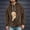 Brown, variant on ZUBMGKTE Mens Hoodies Pet Holder Cat Dog Large Pouch Carriers Pullover with Drawstring Sweatshirt