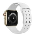 thumbnail image 2 of BRADCET1/3Pack Silicone Sport Strap for Apple Watch Bands 45mm 44mm 40mm 38mm 49mm 42mm 41mm for Women Men, Adjustable Breathable Elastic Band Wristbands for iWatch Series Ultra 8 7 SE 6 5 4 3 2 1, 2 of 14