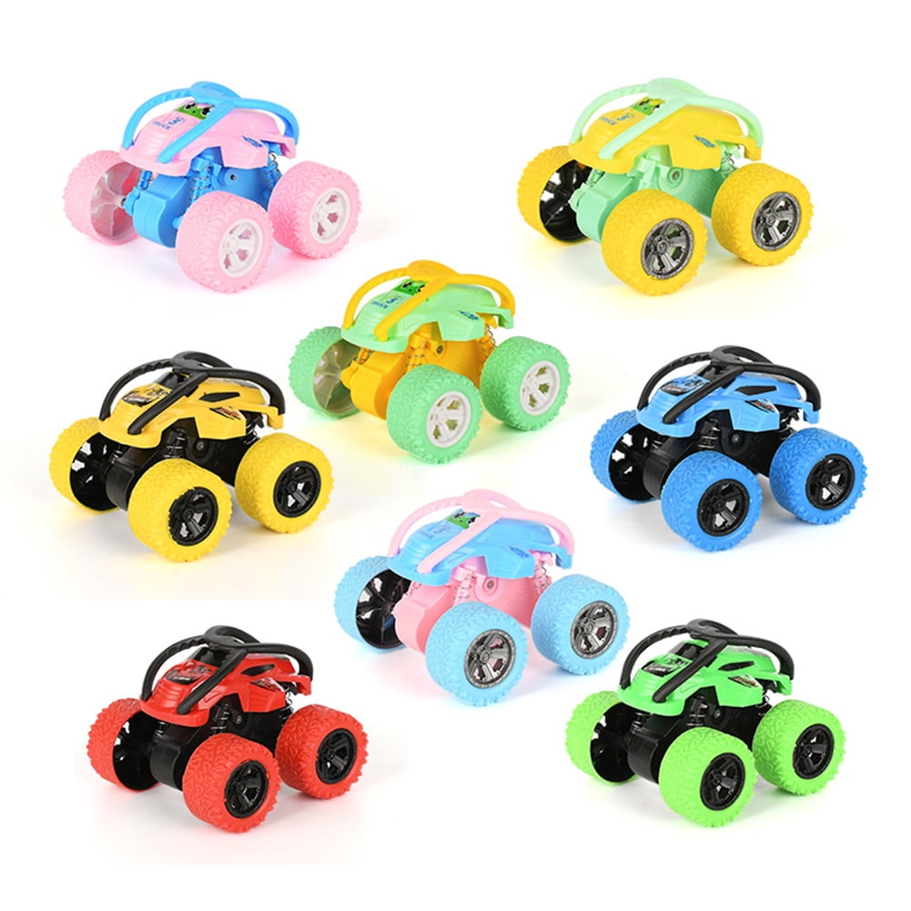 KYAIGUO Toddler off Road Car Toys 4PCS Remote Control Truck Toys Kids Learning Toys Crawler Vehicle Truck Toy for Boys