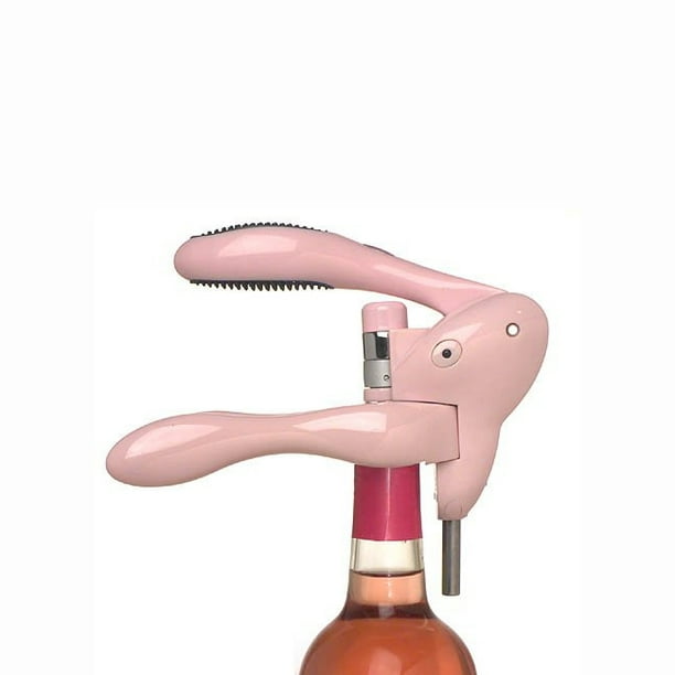 Metrokane Original Rabbit Corkscrew Pink Supports Breast Cancer