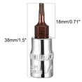 thumbnail image 4 of Tasharina 2 Pcs 1/4-Inch Drive T10 Torx Bit Socket, S2 Steel, 4 of 4