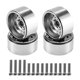 thumbnail image 2 of 4PCS Rally 1.9 Beadlock Wheel Hub Rim for 1/10 Crawler Axial SCX10 1, 2 of 5