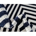 thumbnail image 6 of Sabrina Soto Outdoor Collection Area Rug - Prescott (2' x 6' 1" Runner Navy Blue/Ivory), 6 of 9