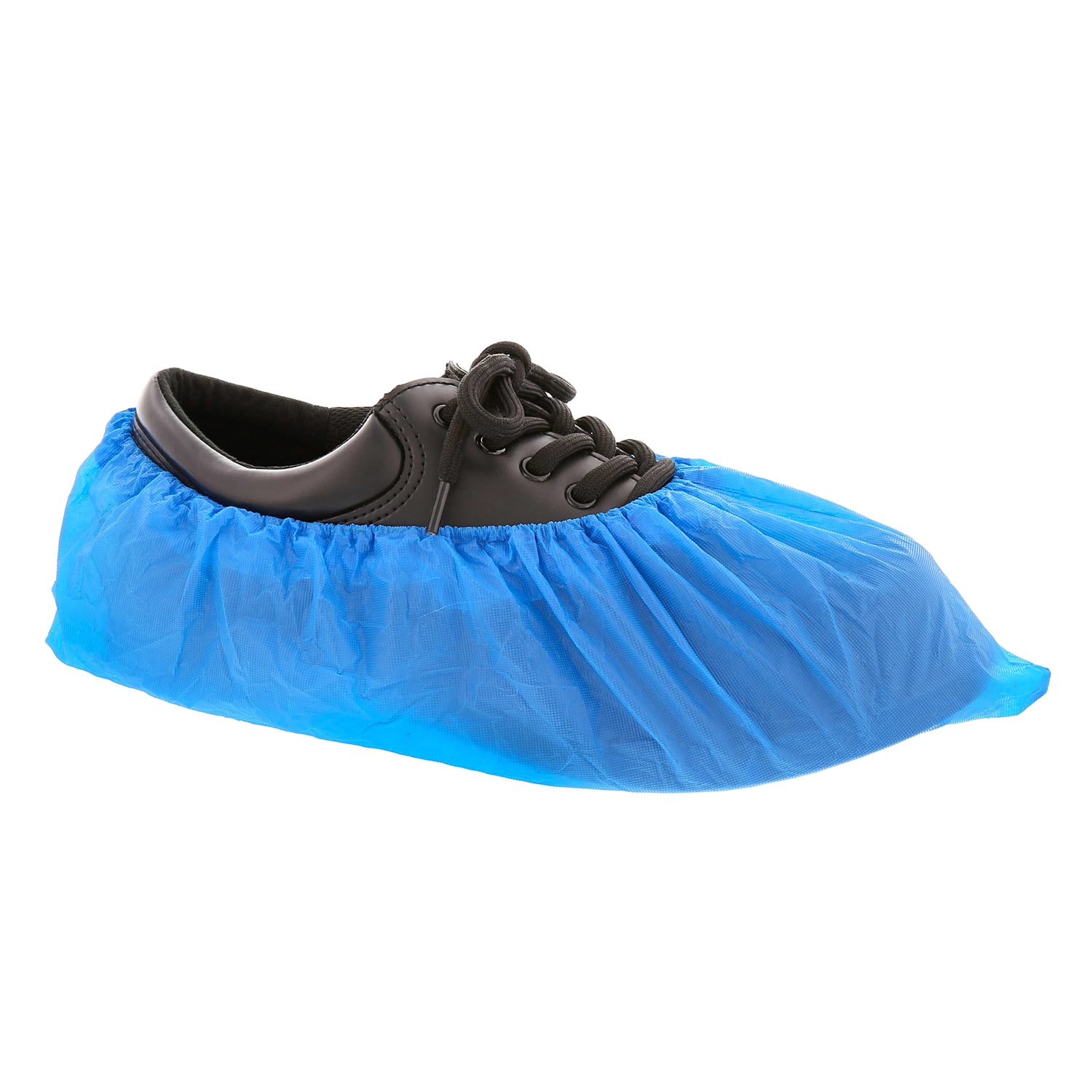 Royal Blue Cross Linked Polyethylene Shoe Covers, 18.5 Inch Extra Large
