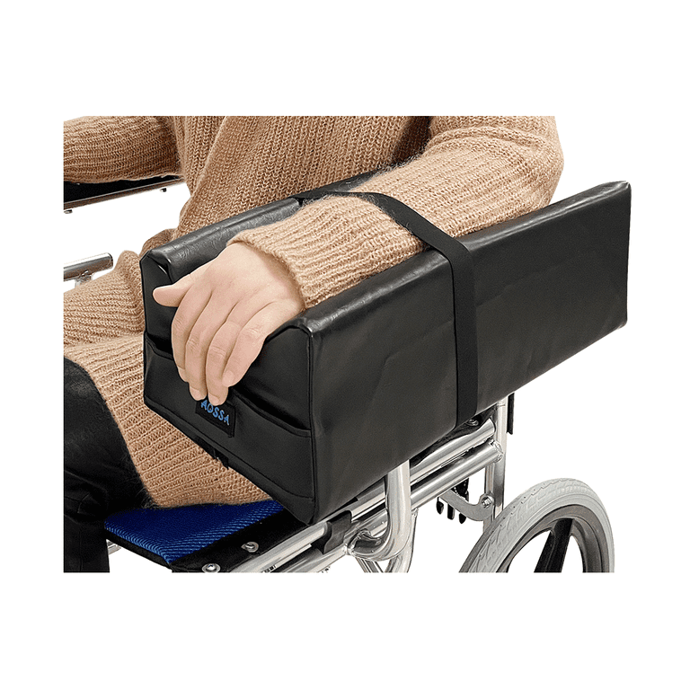 AOSSA Wheelchair Armrest Pads Arm Trough for Wheelchair Arm Pads Armrest Cushion Lateral Support Wheelchair Pillow Foam Recliner Chair Handle