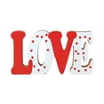 thumbnail image 2 of Decoraciones para San Valentín, adornos para San Valentín, regalos para San Valentín, decoración para San Valentín, adornos de madera, decoración para fiestas en el hogar, letras, artesanías de madera, 2 of 5