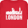 thumbnail image 4 of Inktastic London England City Skyline with Grunge Boys or Girls Long Sleeve Toddler T-Shirt, 4 of 5