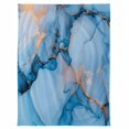 thumbnail image 7 of Blue Gold Marble Texture Flannel Blanket for Bed,Travel and Camping, Abstract Gradient Water Ripple Super Soft Cozy Blanket for All Seasons 30"x40", 7 of 7