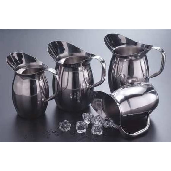 AMERICAN METALCRAFT WP100 Bell Pitcher 100 oz. Stainless Steel