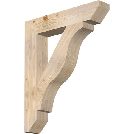 

Ekena Millwork 5 1/2 W x 32 D x 38 H Funston Slat Smooth Bracket Douglas Fir