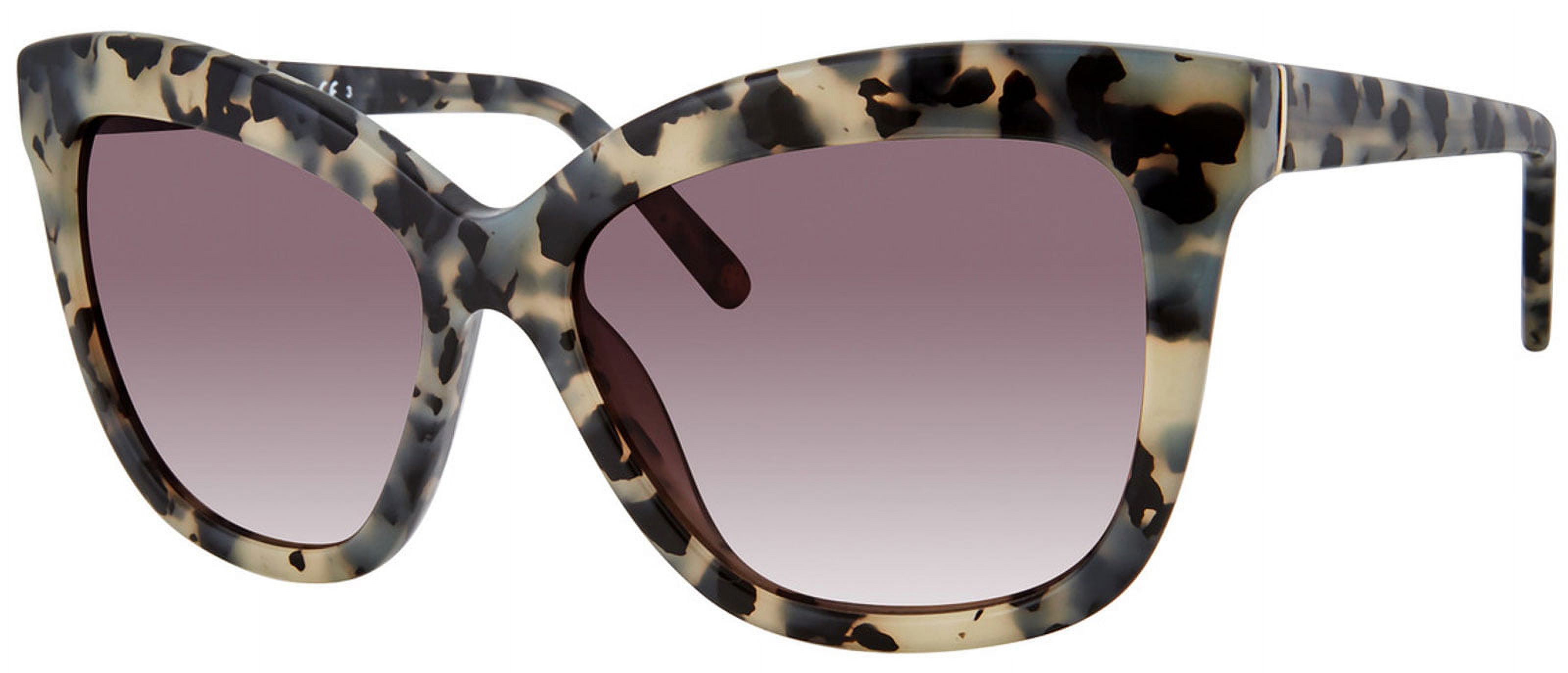 Banana Republic Daria White Black Spotted Frame Purple Gradient Lens Sunglasses NEW Banana Republic Sunglasses Daria/S 0DK1 Tortoise 56.16  main image 2