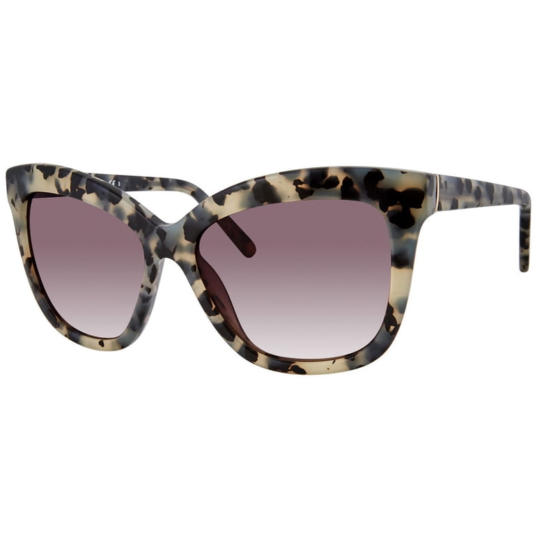 Banana Republic Daria White Black Spotted Frame Purple Gradient Lens Sunglasses NEW Banana Republic Sunglasses Daria/S 0DK1 Tortoise 56.16  main image 4