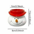 thumbnail image 4 of Wooowa Christmas Snowman Plant Pots Indoor for Holiday Planters, Christmas Decoration for Home Decor, 4 of 6
