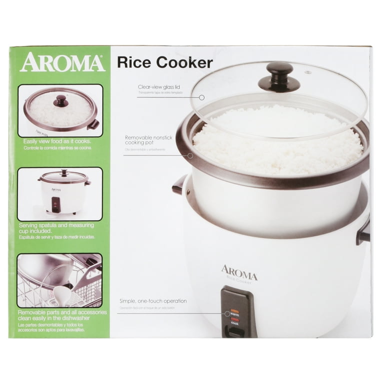 Commercial Stainless Steel Rice Cooker - Professional 64 Cup Cooked (32 Cup  Uncooked) Rice Maker Cooker With Non Stick Pot & Hinged Lid - Includes a
