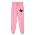 thumbnail image 2 of jjayotai Sweatpants for Women, Heart Printed Baggy Lounge Pants Casual Cinch Bottom Trousers High Waisted Sweat Jogger Pants, 2 of 5